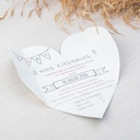 INVITACIÓN DE BODA HEART PHOTO