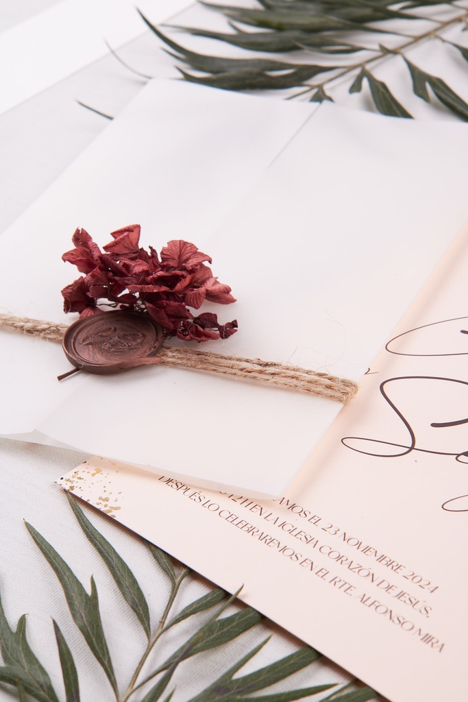 INVITACIÓN DE BODA THE RING