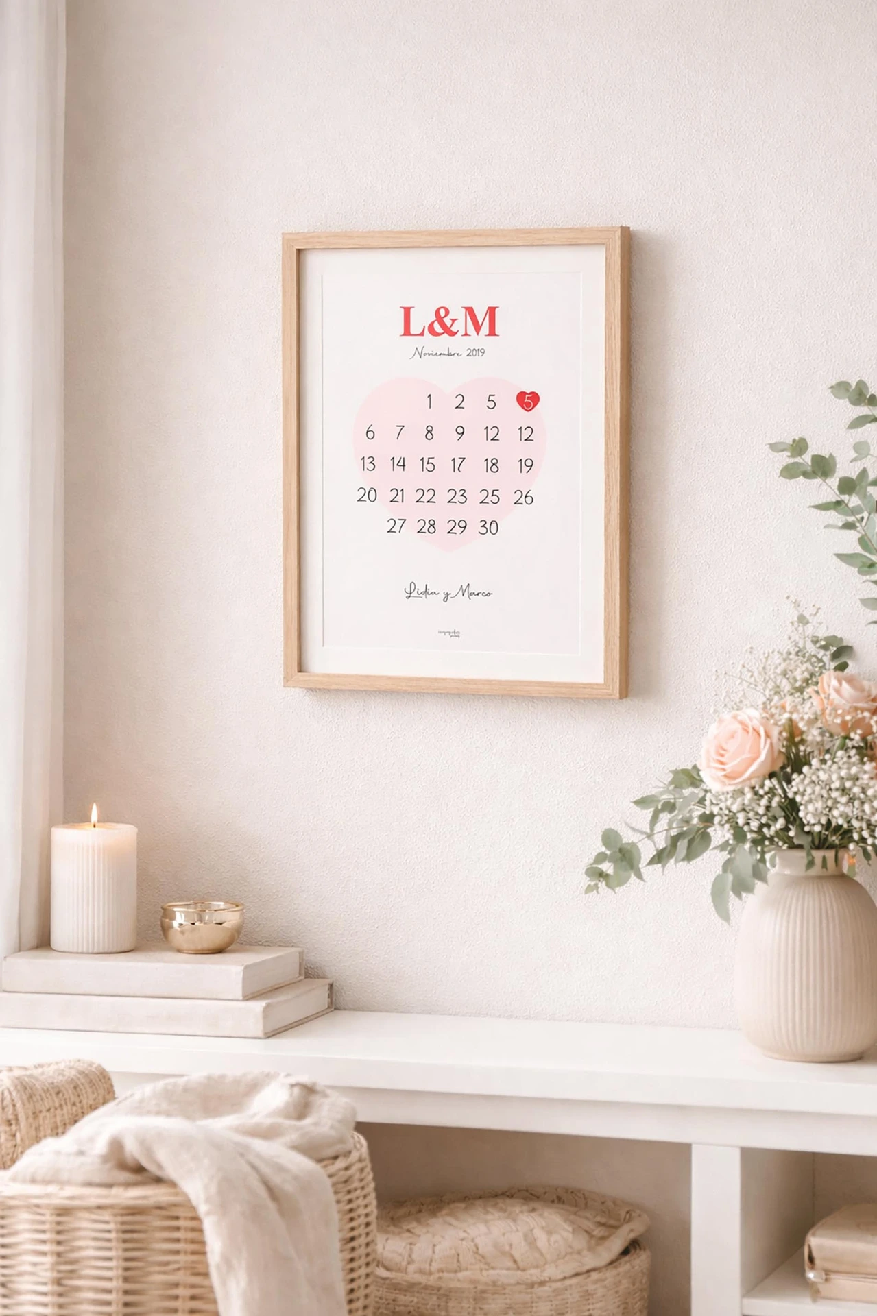 El día que todo cambió · Lámina calendario