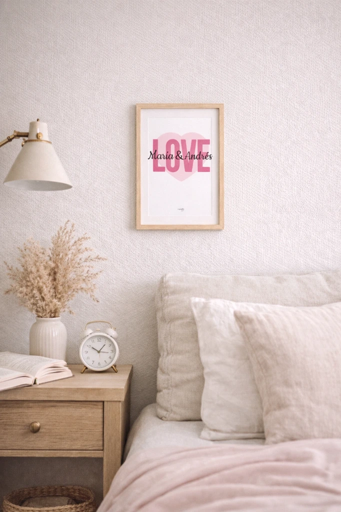 Amor en una palabra · Lámina love