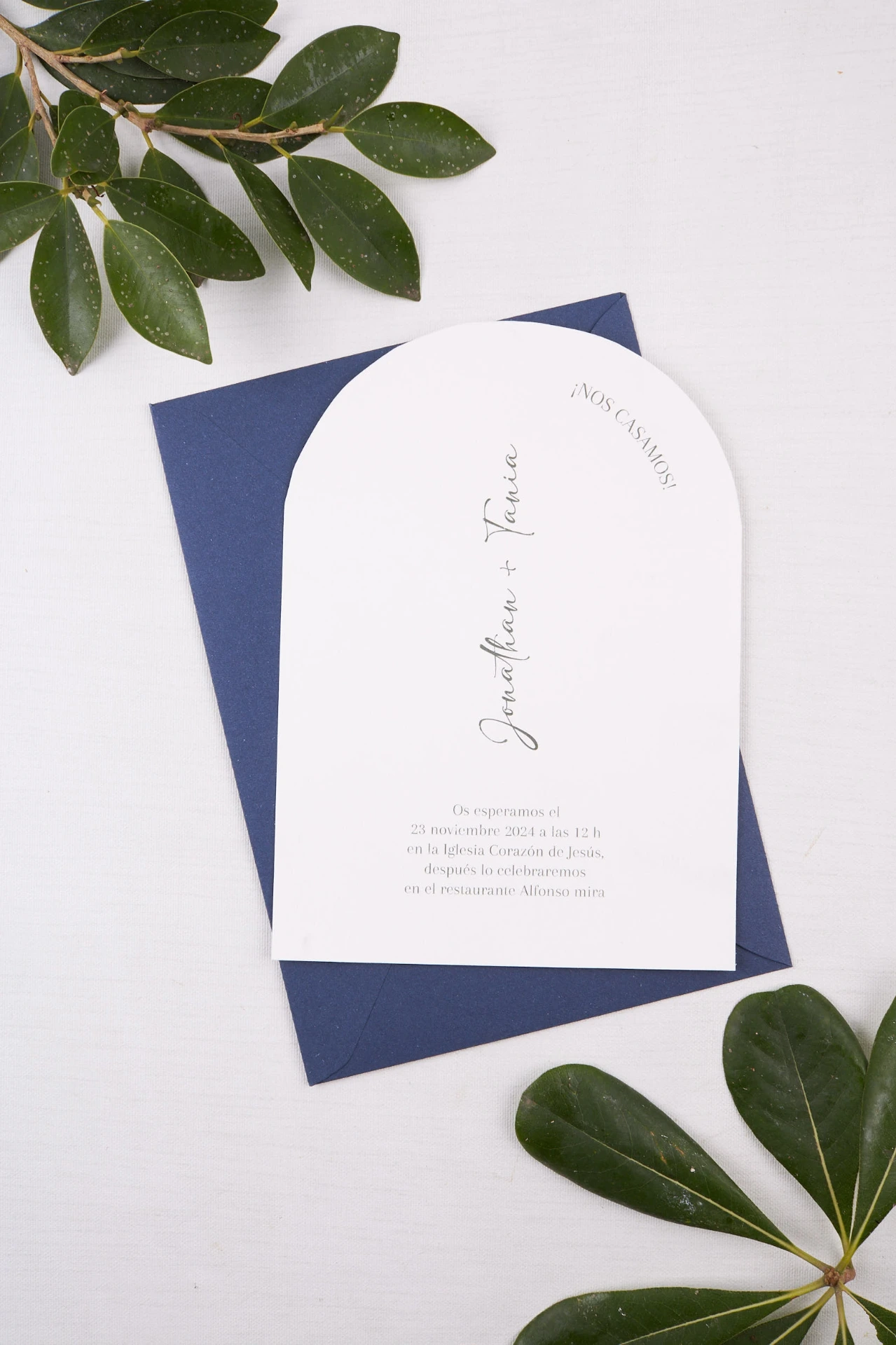 Invitación de boda Arco