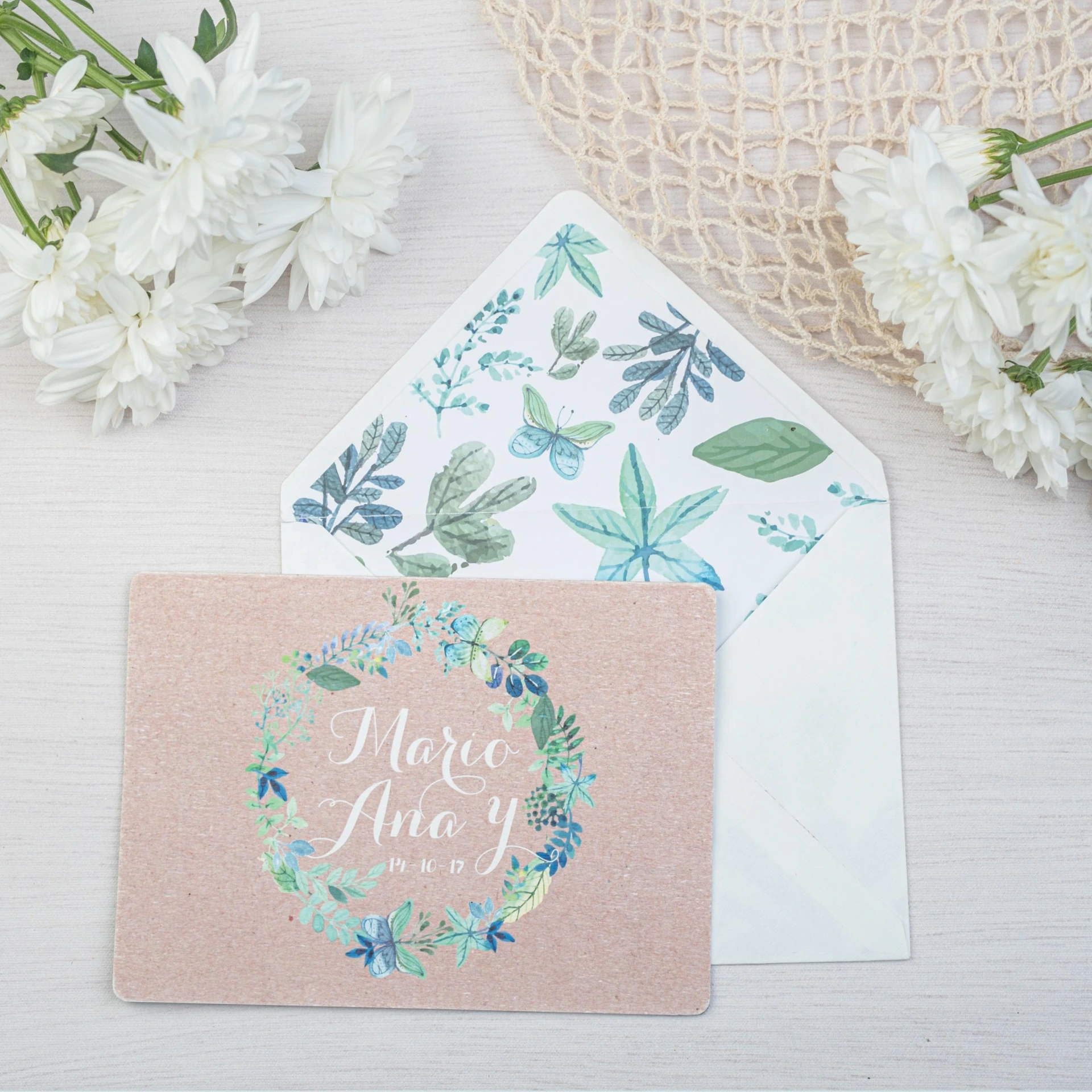 Invitación de boda Way of Love