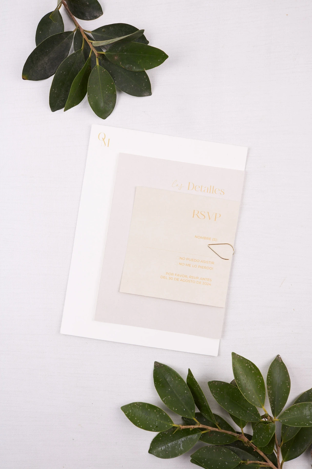 Invitación de boda Trilogy