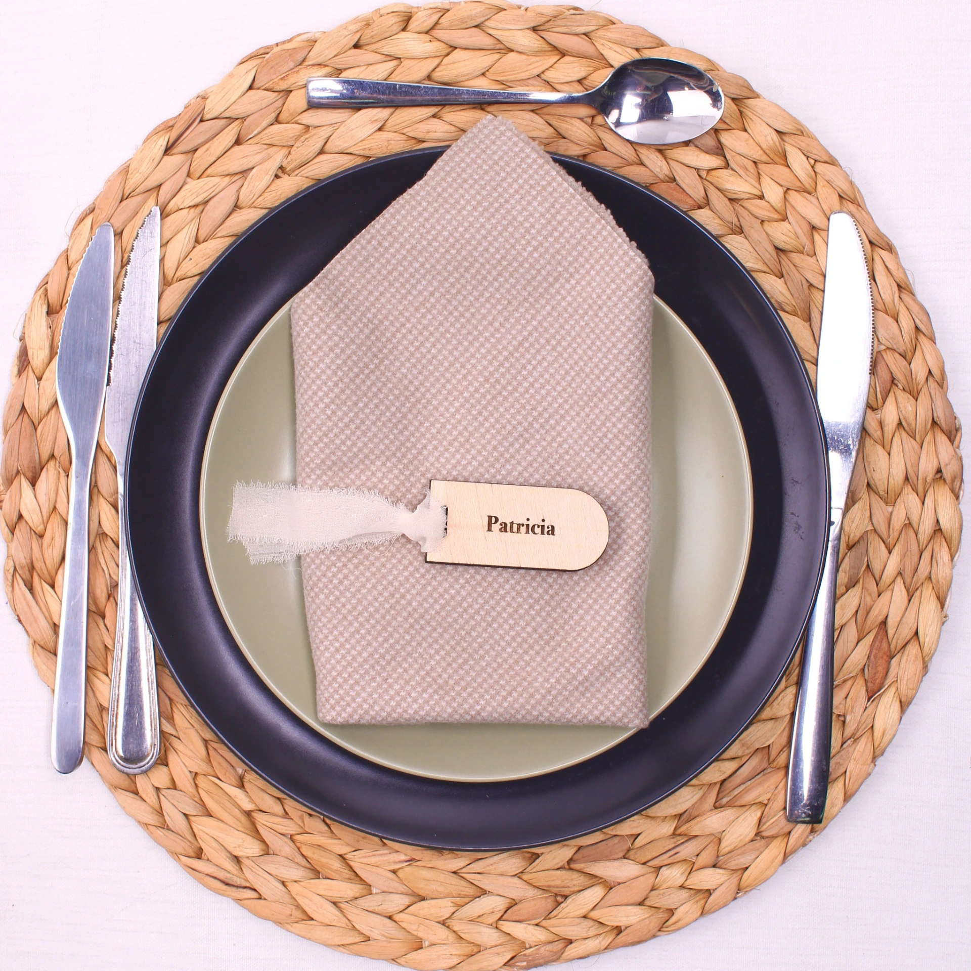 Madera, gasa y delicadeza · Marcasitio madera con gasa