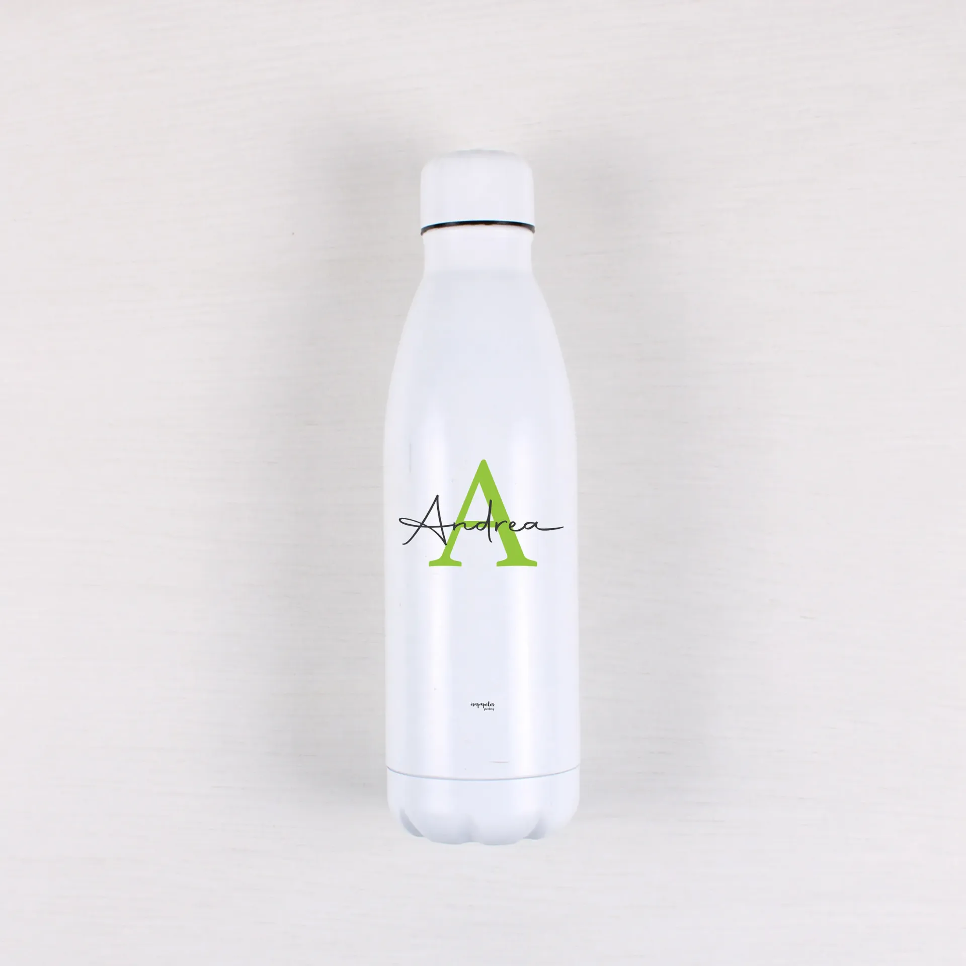 Hidratación con estilo · Botella inicial acero
