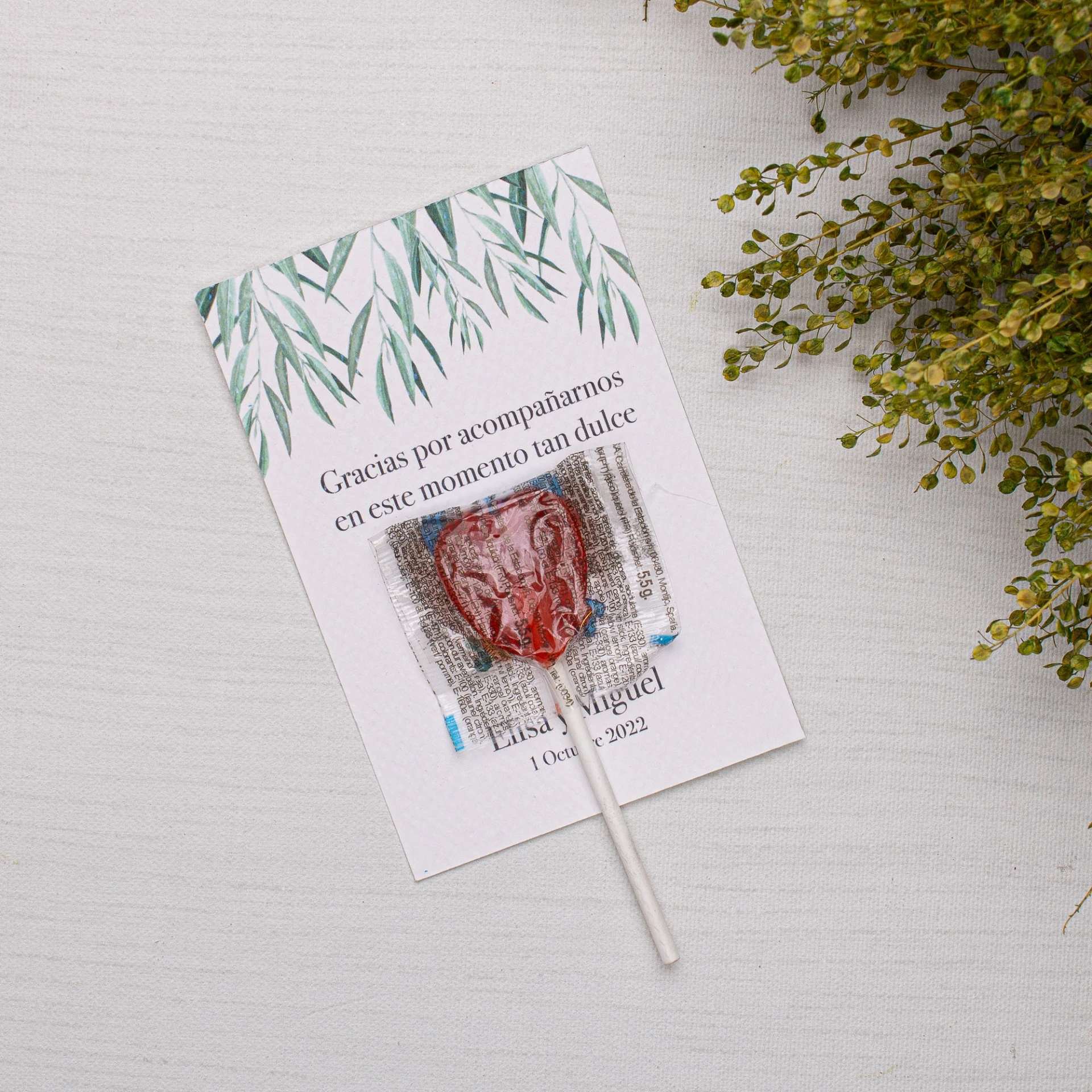 PIRULETA DE AGRADECIMIENTO