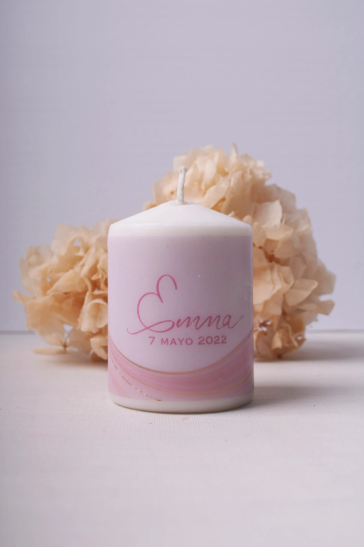 Luz que acompaña · Vela personalizada