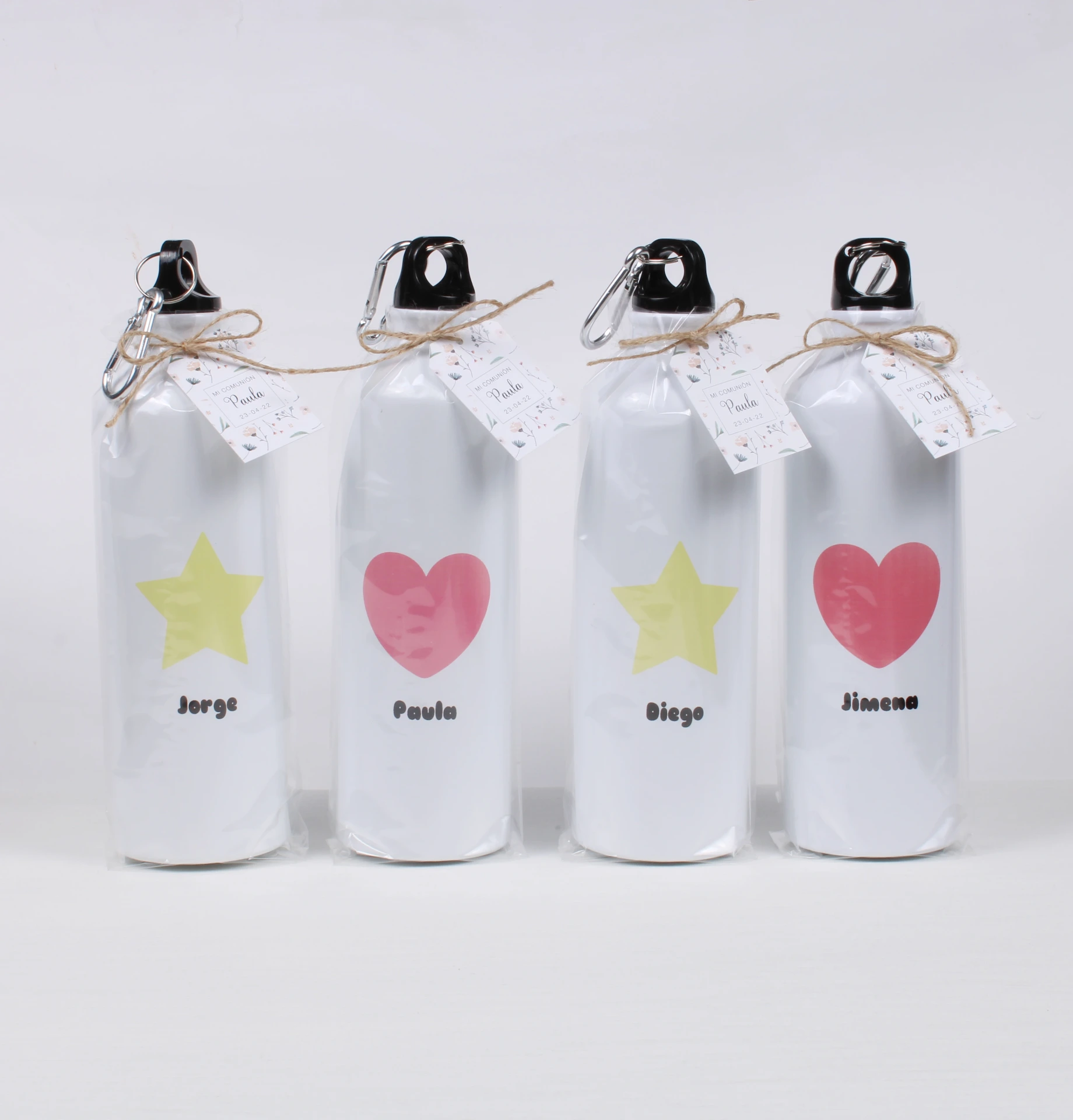 Bidón aluminio blanco 800ml