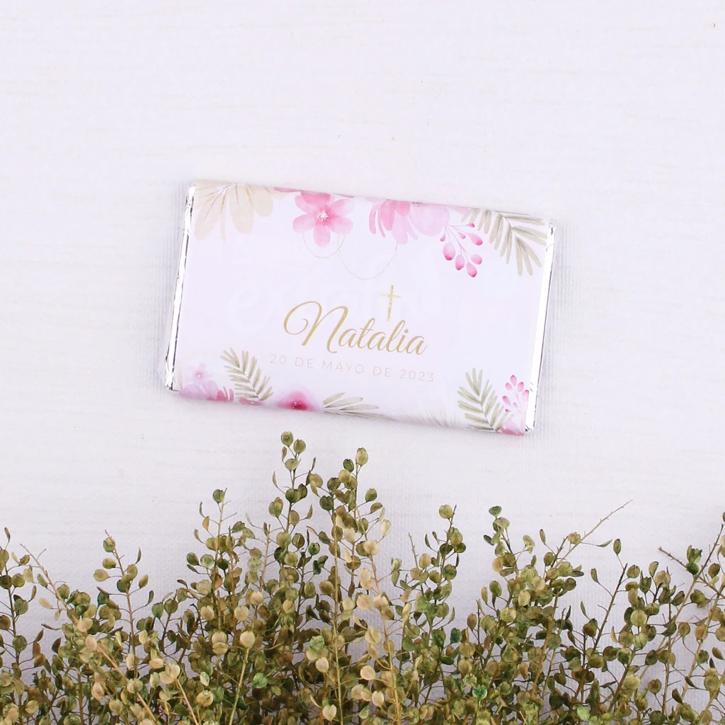 Dulce recuerdo · Mini chocolatina personalizada