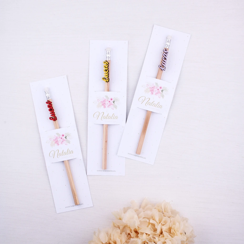 LÁPIZ PERSONALIZADO COLORES SURTIDOS