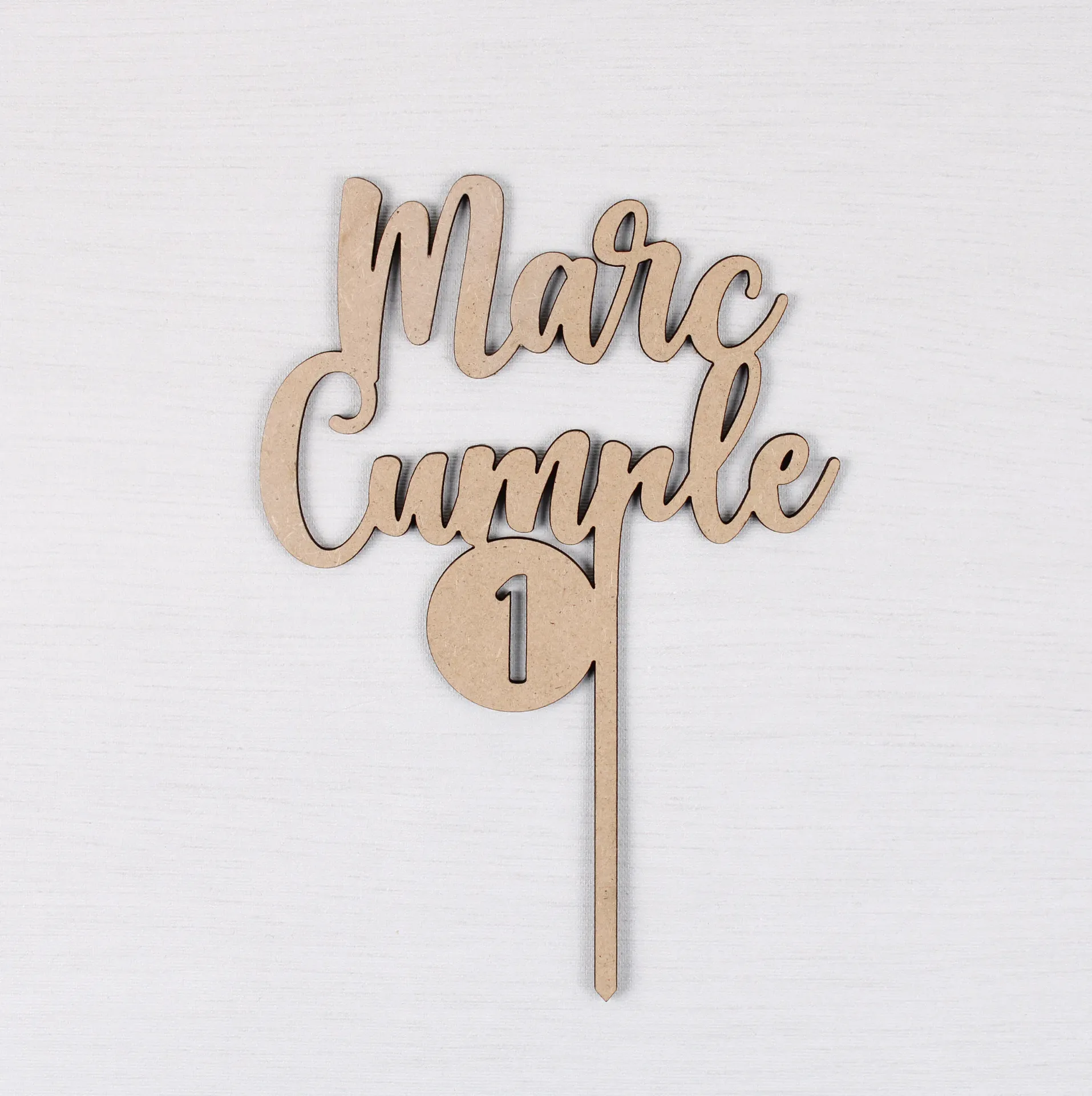 Cumpleaños con nombre · Topper Marc cumple 1