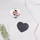 Latidos a la vista · Imán corazón personalizado