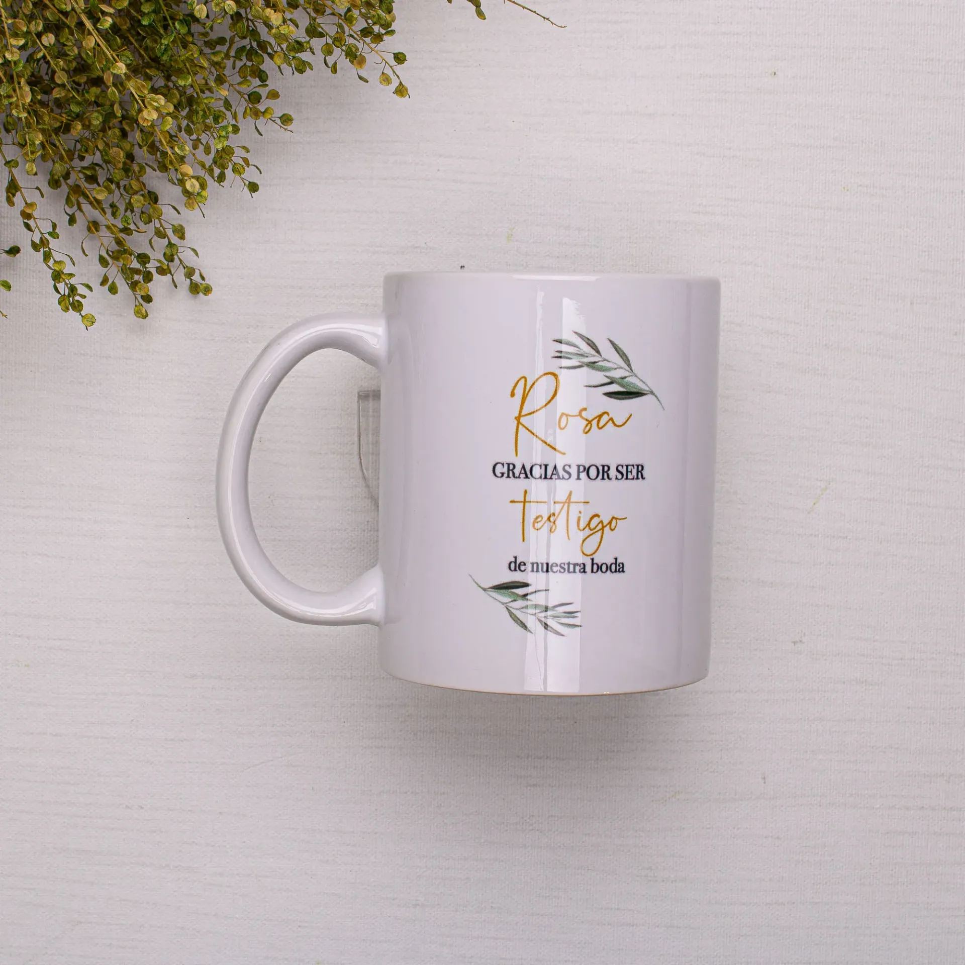 Un sí muy especial  ·  Taza testigo de boda