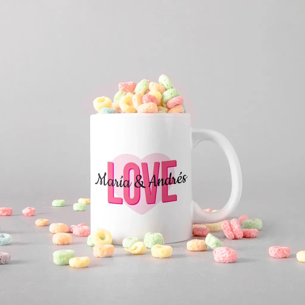 Amor que acompaña · Taza love