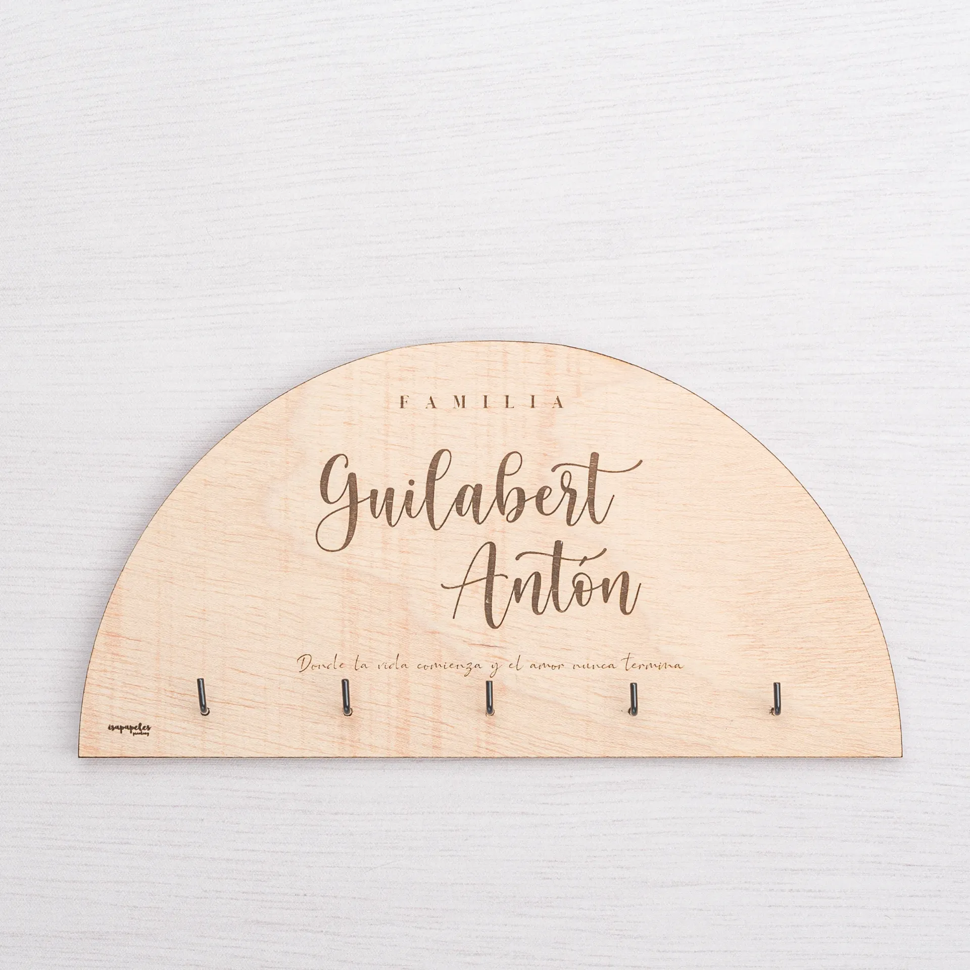 Bienvenida al hogar · Colgador sunset