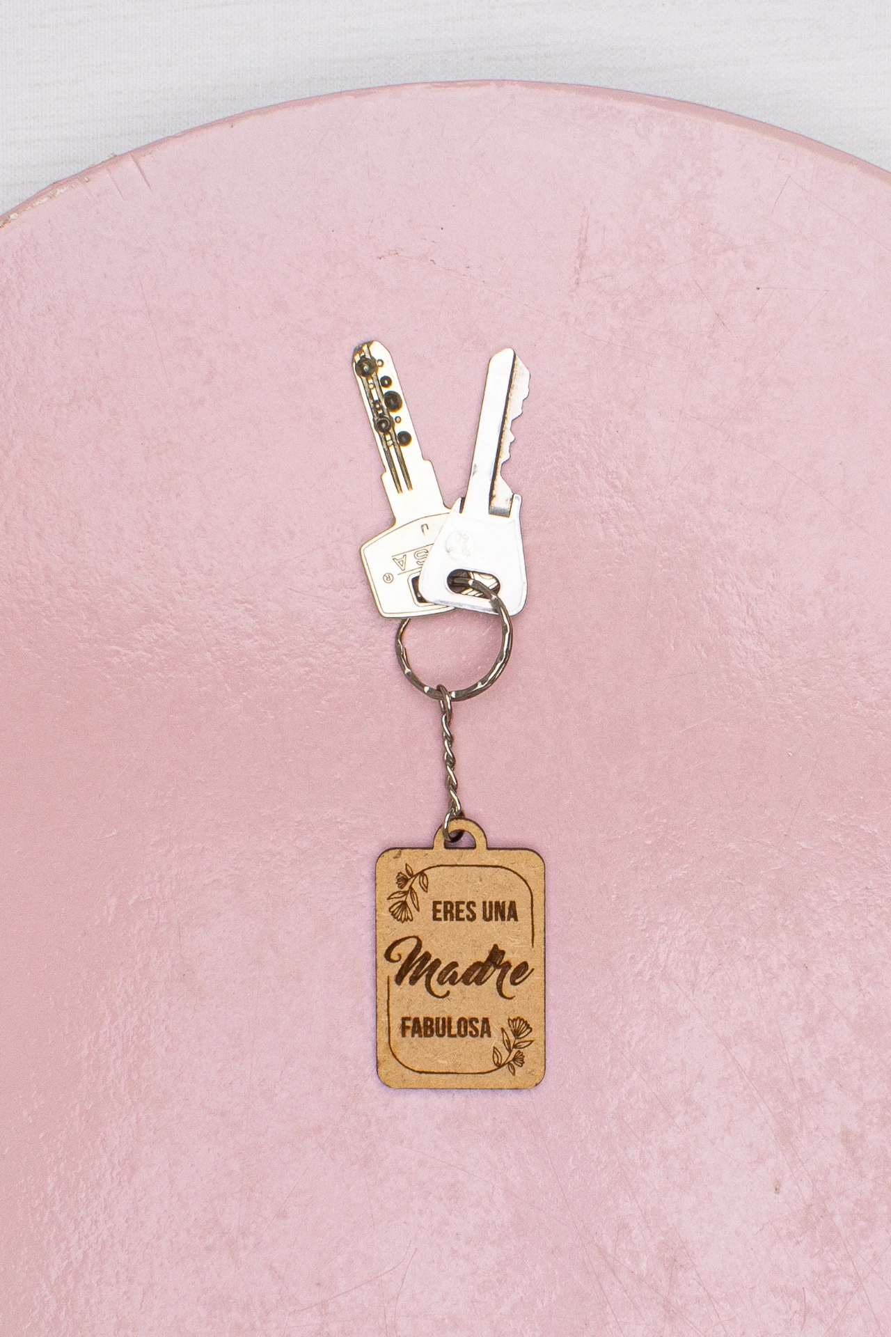 Madre Fabulosa · Llavero de Madera
