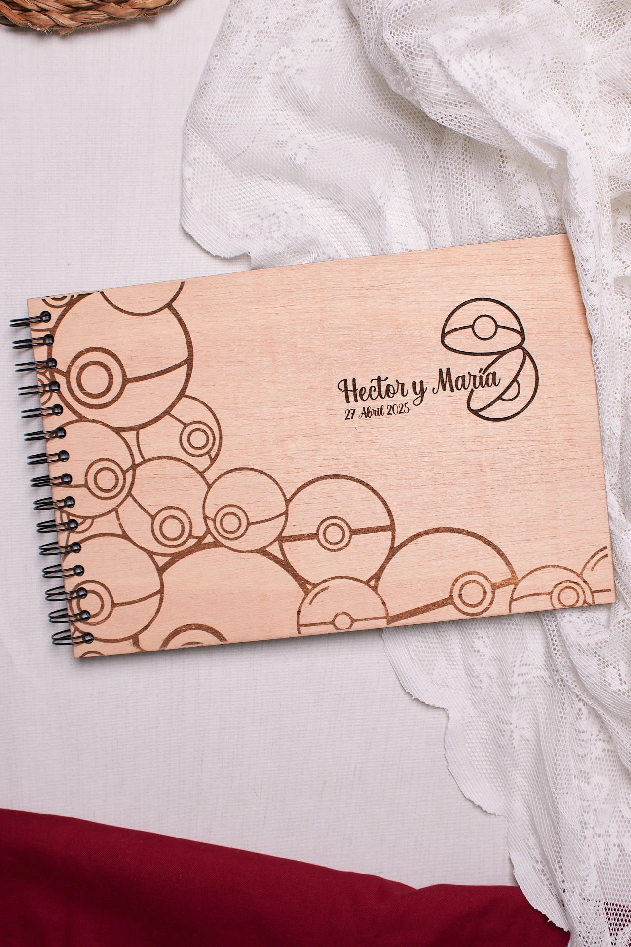 ÁLBUM DE FIRMAS MADERA 20x30