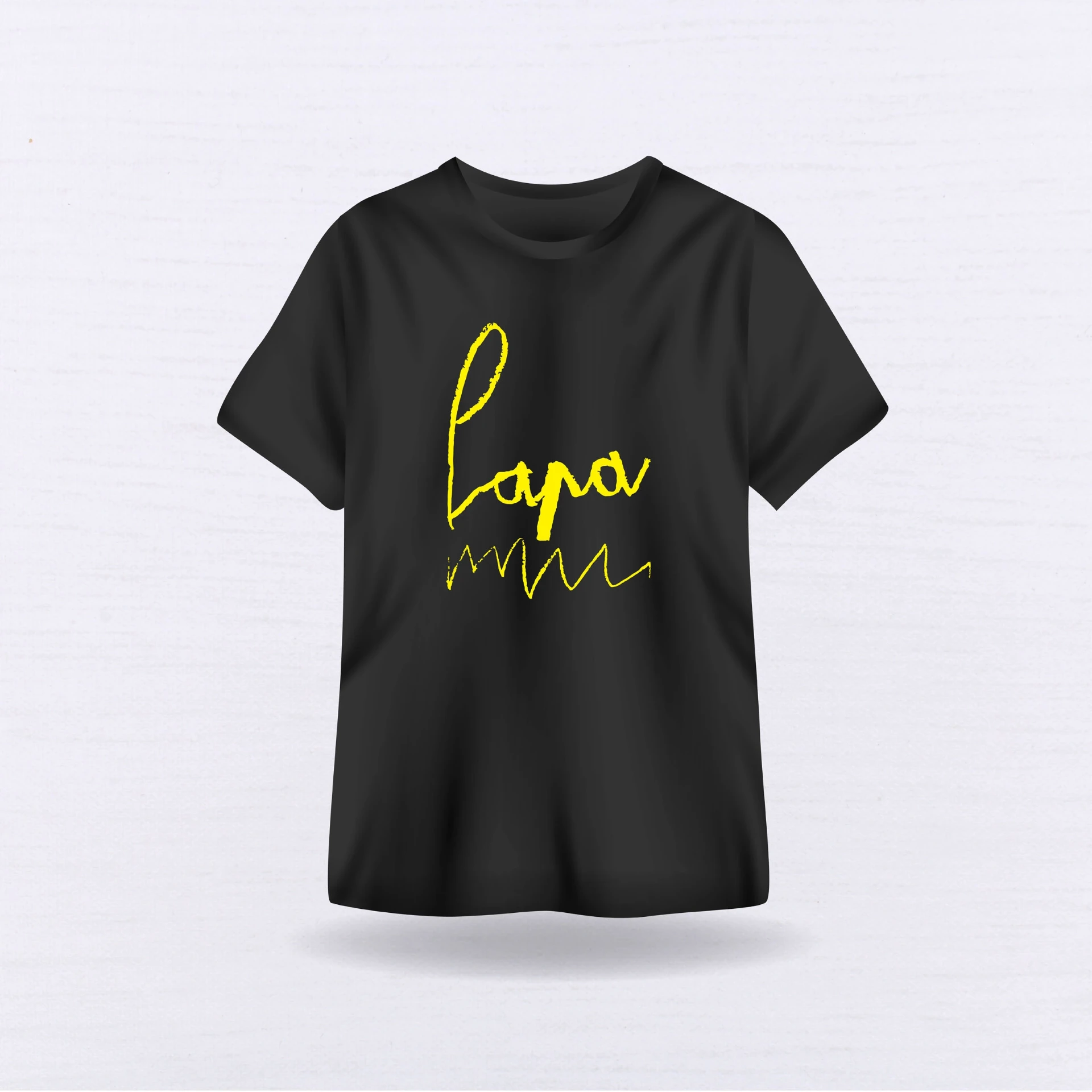 Arte que papá lleva puesto · Camiseta dibujo papá (BLANCO, S)
