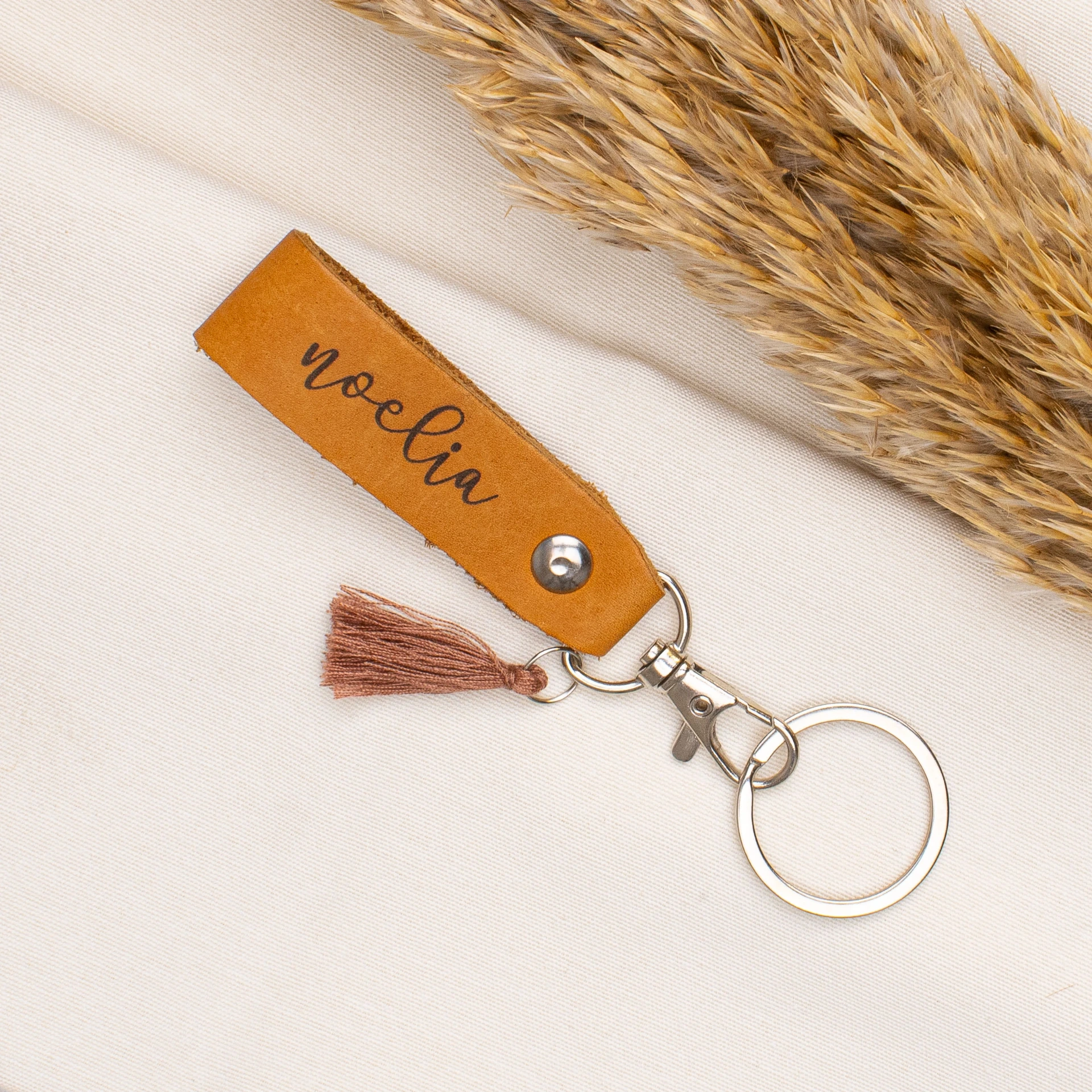 LLAVERO PIEL PERSONALIZADO