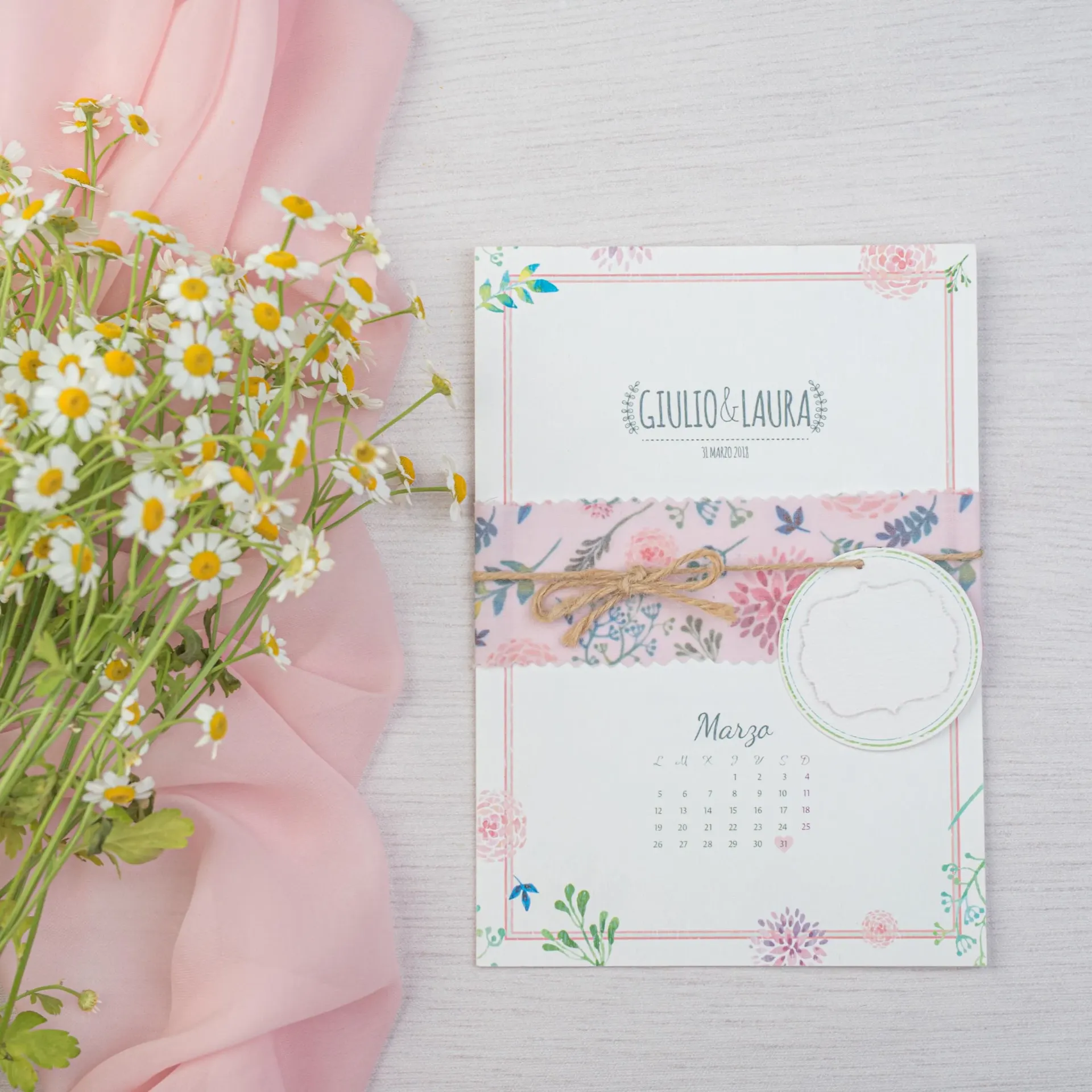 INVITACIÓN DE BODA SWEET PINK