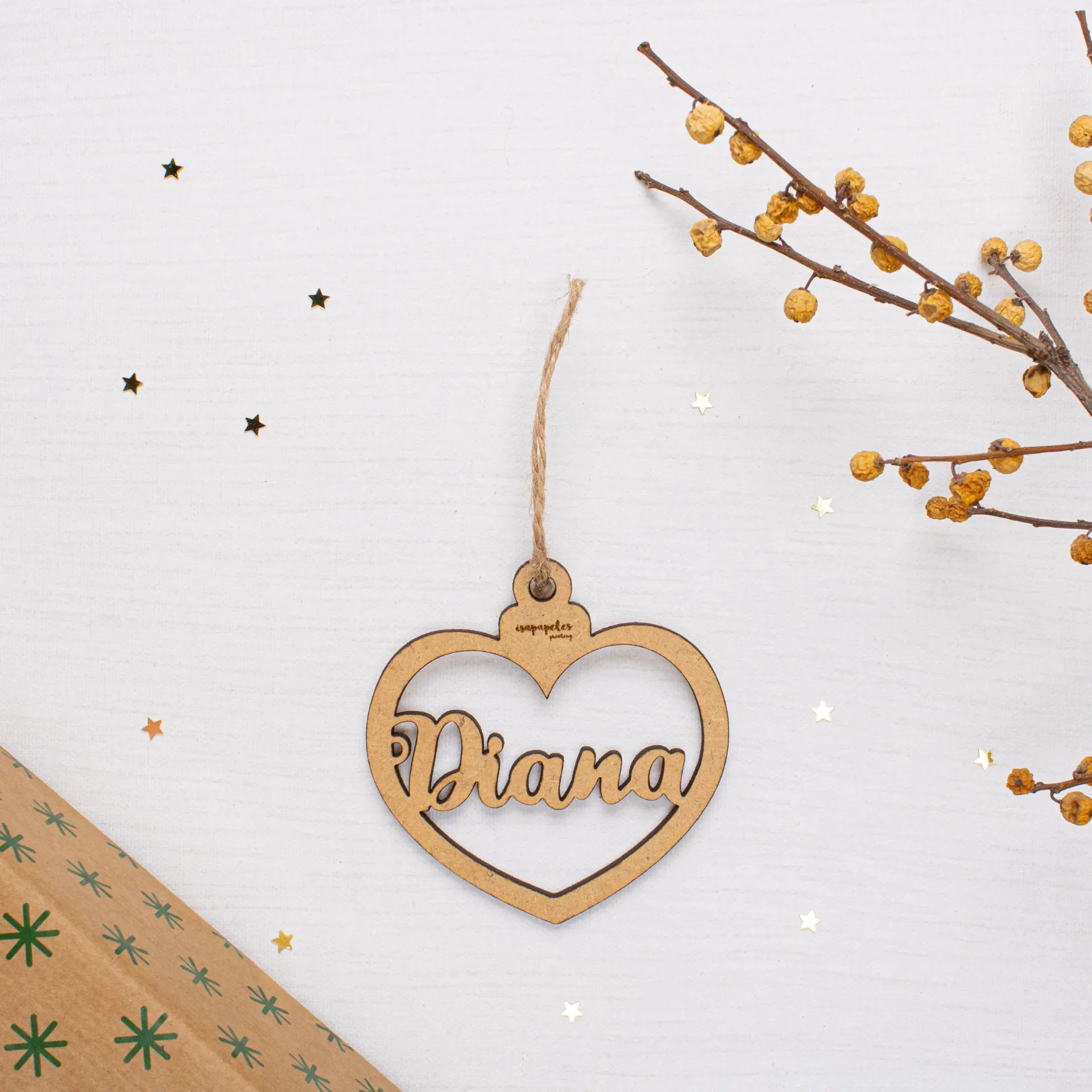 Detalles que nacen del corazón · Bola 08 Diana corazón