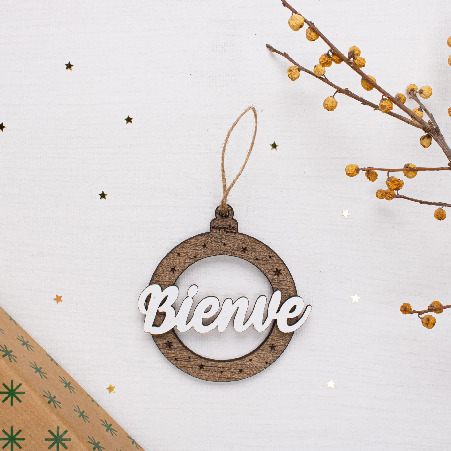 Nombre en relieve · Bola 34  Bienve redonda relieve