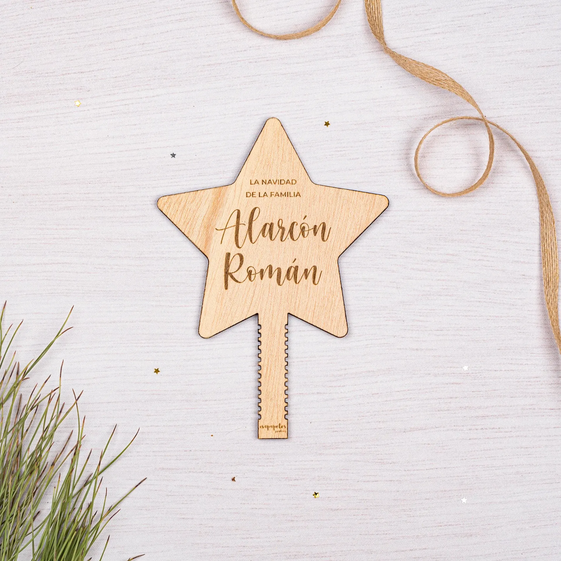 La cima de la navidad · Estrella árbol (20 cm)