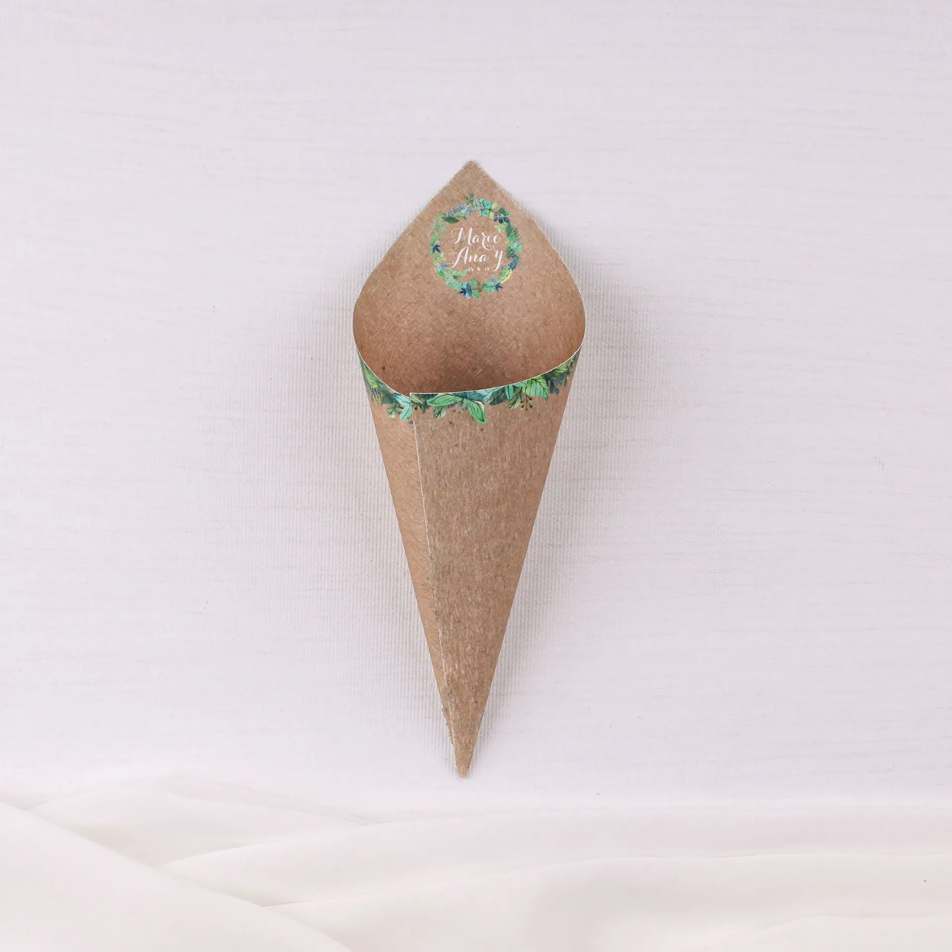 Camino de amor · Cono boda way of love (PEQUEÑO- ideal para flor seca)