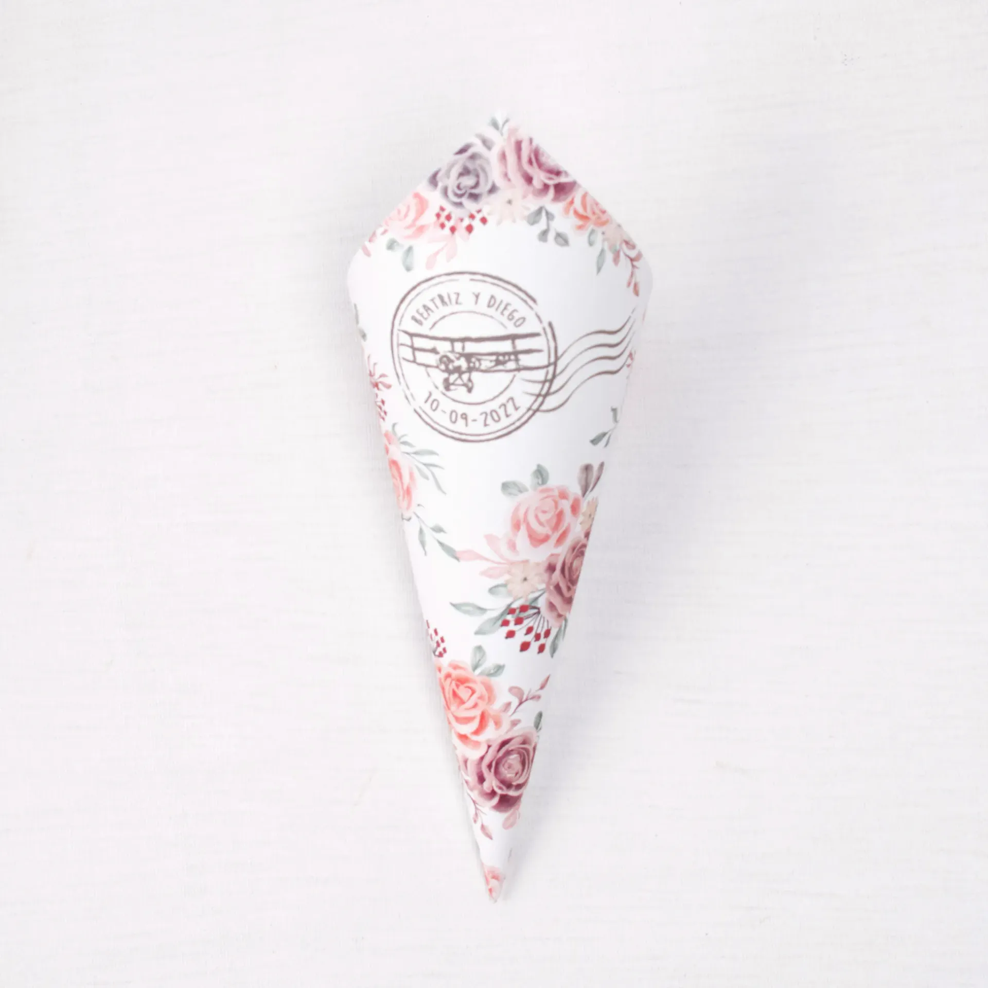 Celebración en flor · Cono boda floral travel (PEQUEÑO- ideal para flor seca)