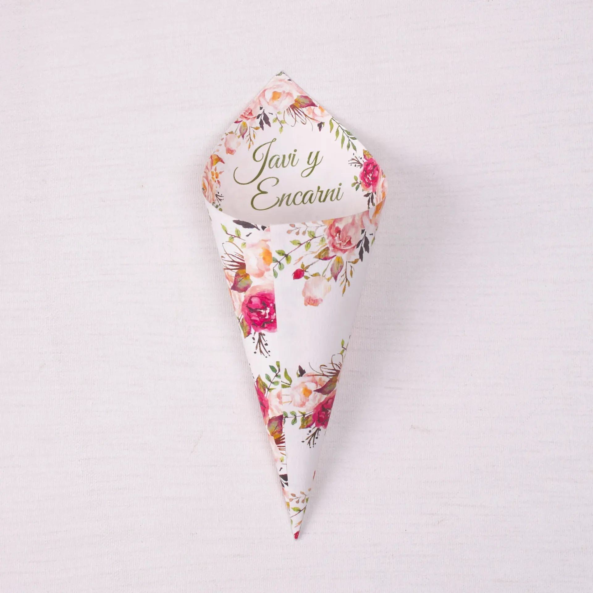 Estilo kraft con encanto · Cono boda envelope kraft (PEQUEÑO- ideal para flor seca)