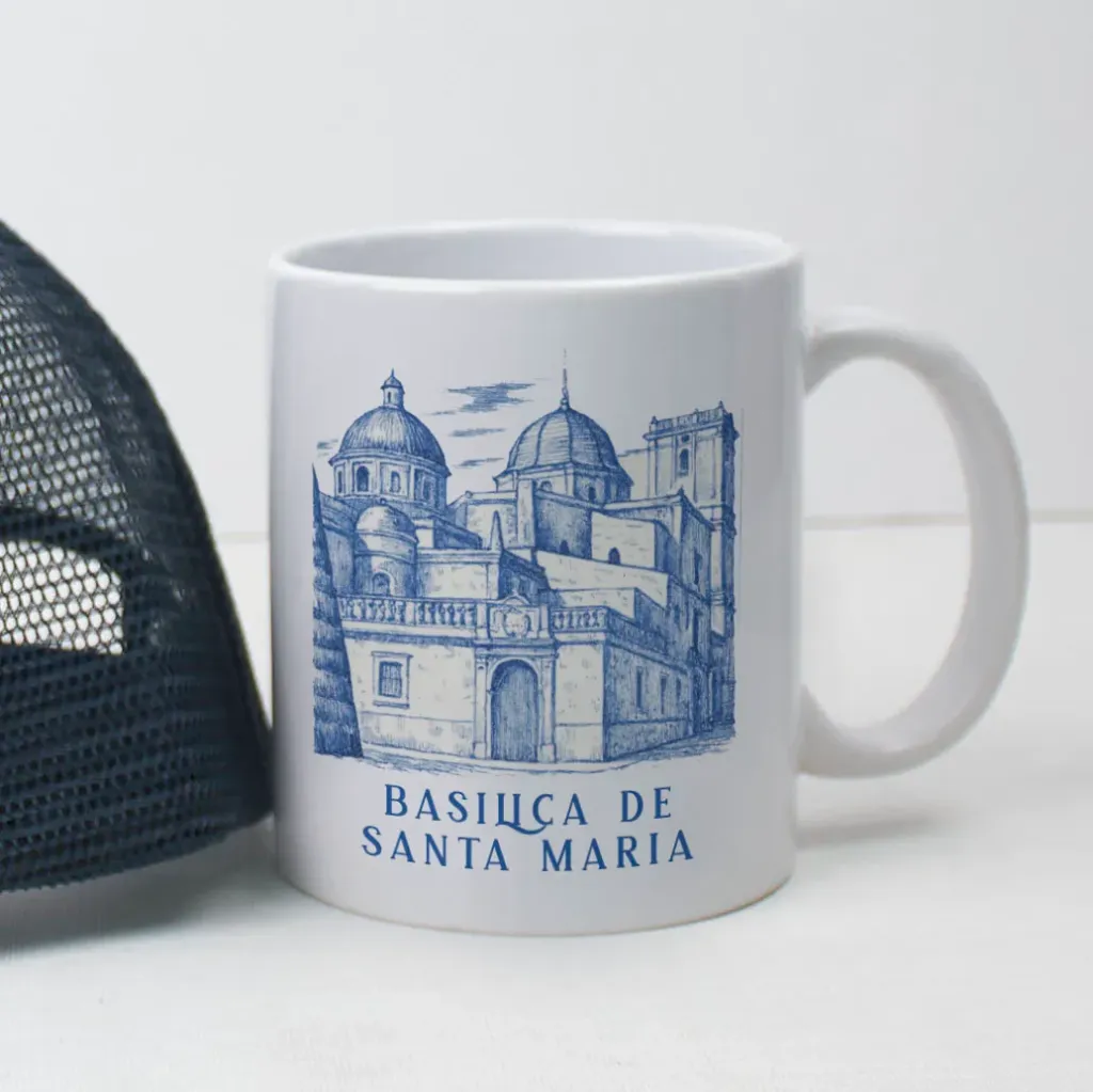ELCHE EN AZUL · TAZA BASÍLICA DE SANTA MARÍA