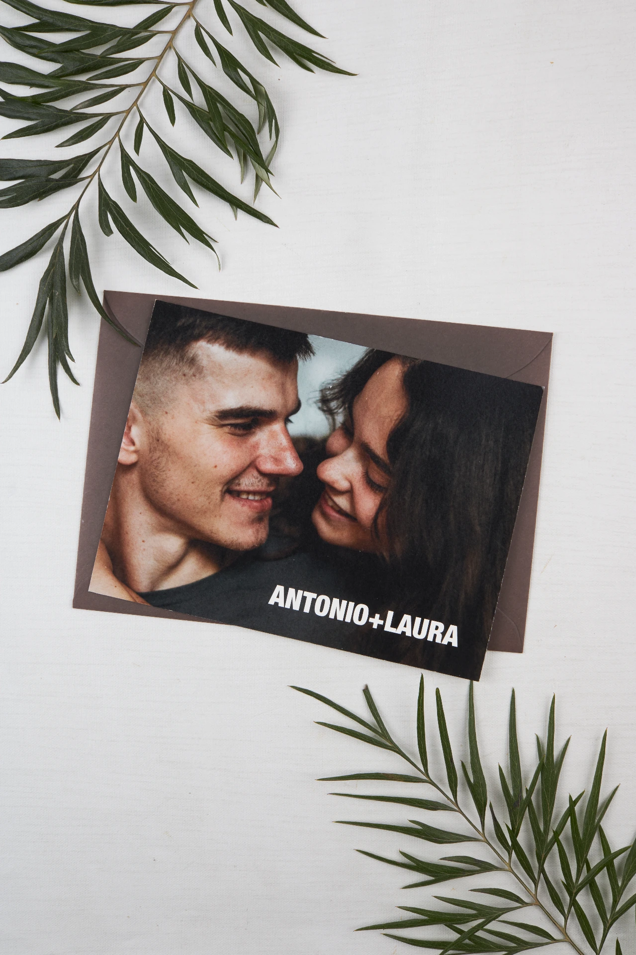 Invitación de boda Moments (SI, AZUL CIELO)